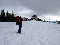 Ravens Roost cabin, first view