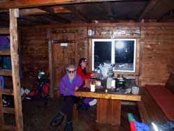 Ravens Roost cabin, inside