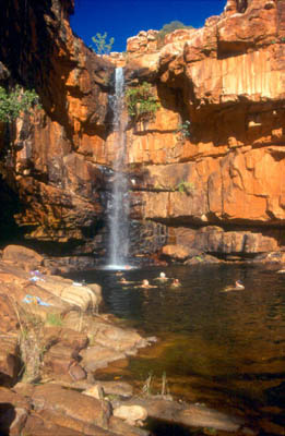 Swim stop, Isdell tributary creek